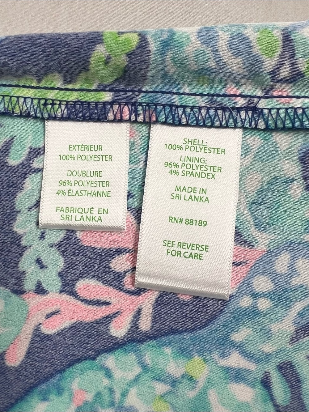 Nwt LILLY PULITZER Zoya Ruffle Romper -Corsica Blue Turtle Villa- Size 8 - Picture 8 of 9